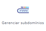 criar subdominios